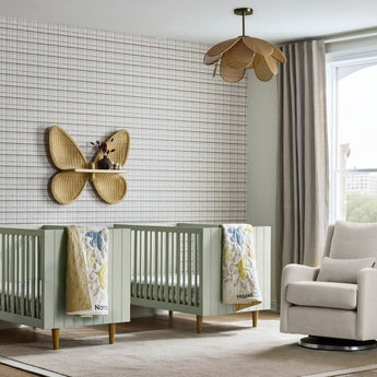 Finn Sage Green Wood Convertible Baby Cr.