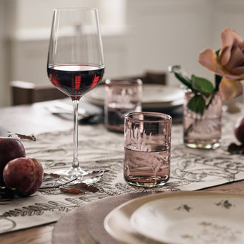 Harvest Floral Etched Glass.