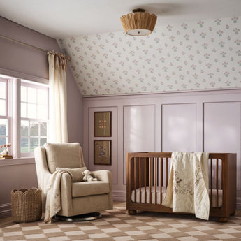 Set Emery Walnut Crib+Tdlr Rail.