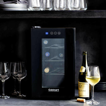Cuisinart ® Private Reserve ® 8-Bottle Wine Cooler Fridge.