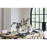 Breckenridge 100"-126" Weathered Rustic Oak Wood Extendable Dining Table.