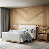 Pacific Upholstered King Bed.