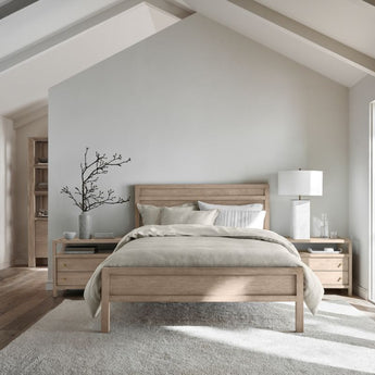 Keane Weathered Natural Solid Wood King.