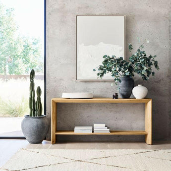 Ophelia White Vase 10".