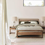 New Natural Hemp Garden Green Grid Full/Queen Duvet Cover.