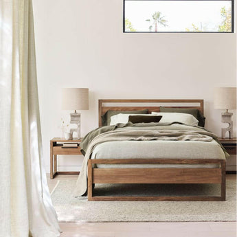 New Natural Hemp Garden Green Grid Full/Queen Duvet Cover.