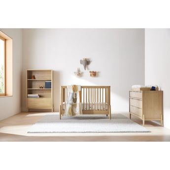 Bodie Natural Oak Wood Convertible Baby.