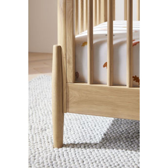 Bodie Natural Oak Wood Convertible Baby.