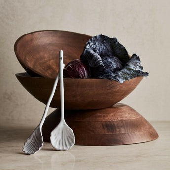 Served by the Seas Ceramic 2-Piece Serving Set by Laura Kim.