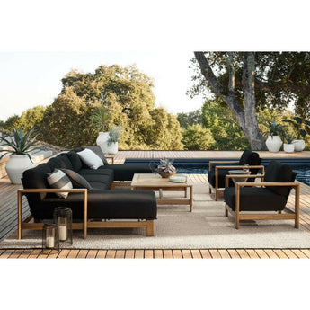 Genoa Performance Tan Brown Indoor/Outdoor Area Rug 8'x10'.