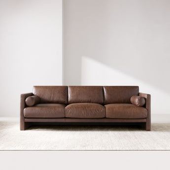 "Cannes Sofa 88"" Leather".
