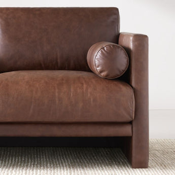 "Cannes Sofa 88"" Leather".