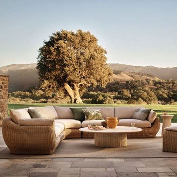 "Ipanema 164"" Wicker 2-Piece Outdoor So.