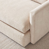 Lounge 3-Piece L-Shaped Sectional Sofa.