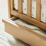 Raya Natural Oak Wood Convertible Baby C.