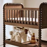 Leather Diaper Caddy- New Brown.