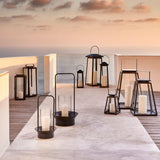 Walker Black Metal Outdoor Lantern 24".