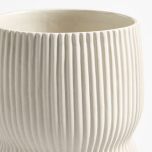 Curvy Ribbed LG Vase Cym Warkov.