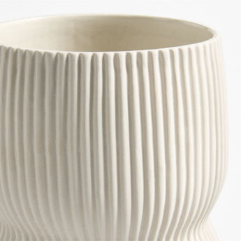 Curvy Ribbed LG Vase Cym Warkov.