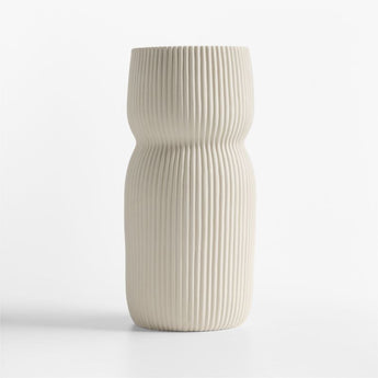 Curvy Ribbed LG Vase Cym Warkov.
