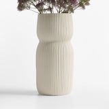 Curvy Ribbed LG Vase Cym Warkov.