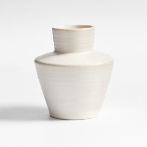 "Cadeau Small 5"" White Vase".