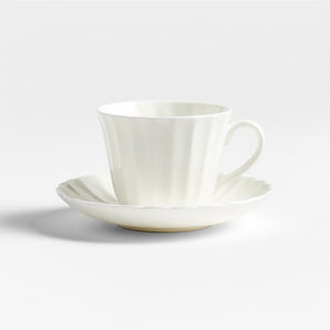 Capella Bone China Mug with Saucer