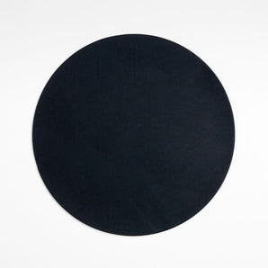 Rizzo Round Reversible  and  Faux Leather Placemat