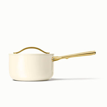 Caraway Saucepan Cream Gold.