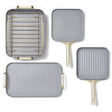 Caraway Sqrewre St/5 Crm&Gold.