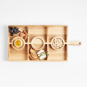 Carson Ash Small Sectioned Serving Board