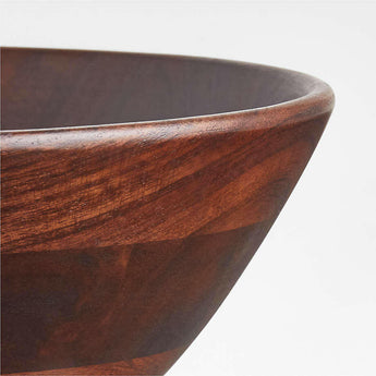 Carson Medium Dark Acacia Wood Bowl.