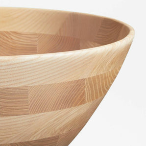 Carson 17.5" Ash Wood Salad Serving Bowl.