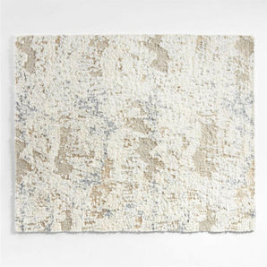 Cavazzi Neutral Distressed Area Rug 8'x10'.