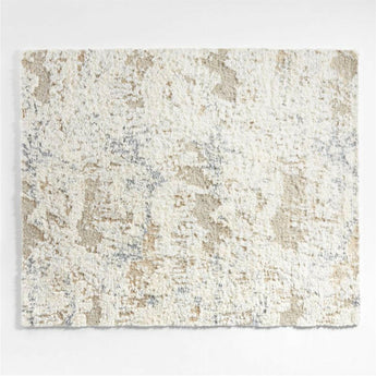 Cavazzi Neutral Distressed Area Rug 8'x10'.