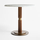 Chelsea 36" Carrara Marble and Walnut Ro.