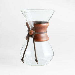 Chemex 6C Coffee Maker W/Walnut.