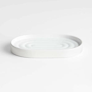 Chet Ceramic Soap Dish/Sponge Holder.
