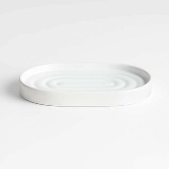 Chet Ceramic Soap Dish/Sponge Holder.