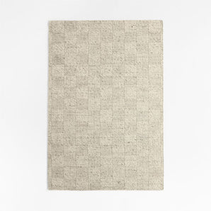 Kids Chunky Squares Wool and Polyester Performance Rug