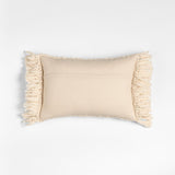 "Chunky Woven Wool Fringe 22""x15"" Arct.