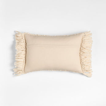 "Chunky Woven Wool Fringe 22""x15"" Arct.