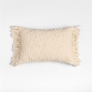 "Chunky Woven Wool Fringe 22""x15"" Arct.