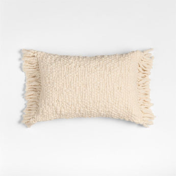 "Chunky Woven Wool Fringe 22""x15"" Arct.