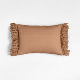 "Chunky Woven Wool Fringe 22""x15"" Sier.