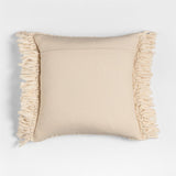 "Chunky Woven Wool Fringe 23""x23"" Arct.