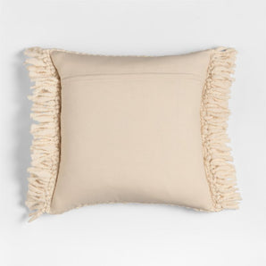 "Chunky Woven Wool Fringe 23""x23"" Arct.