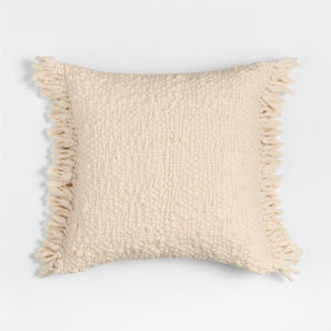 "Chunky Woven Wool Fringe 23""x23"" Arct.