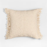 "Chunky Woven Wool Fringe 23""x23"" Arct.