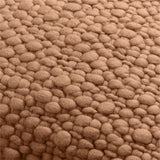 "Chunky Woven Wool Fringe 22""x15"" Sier.